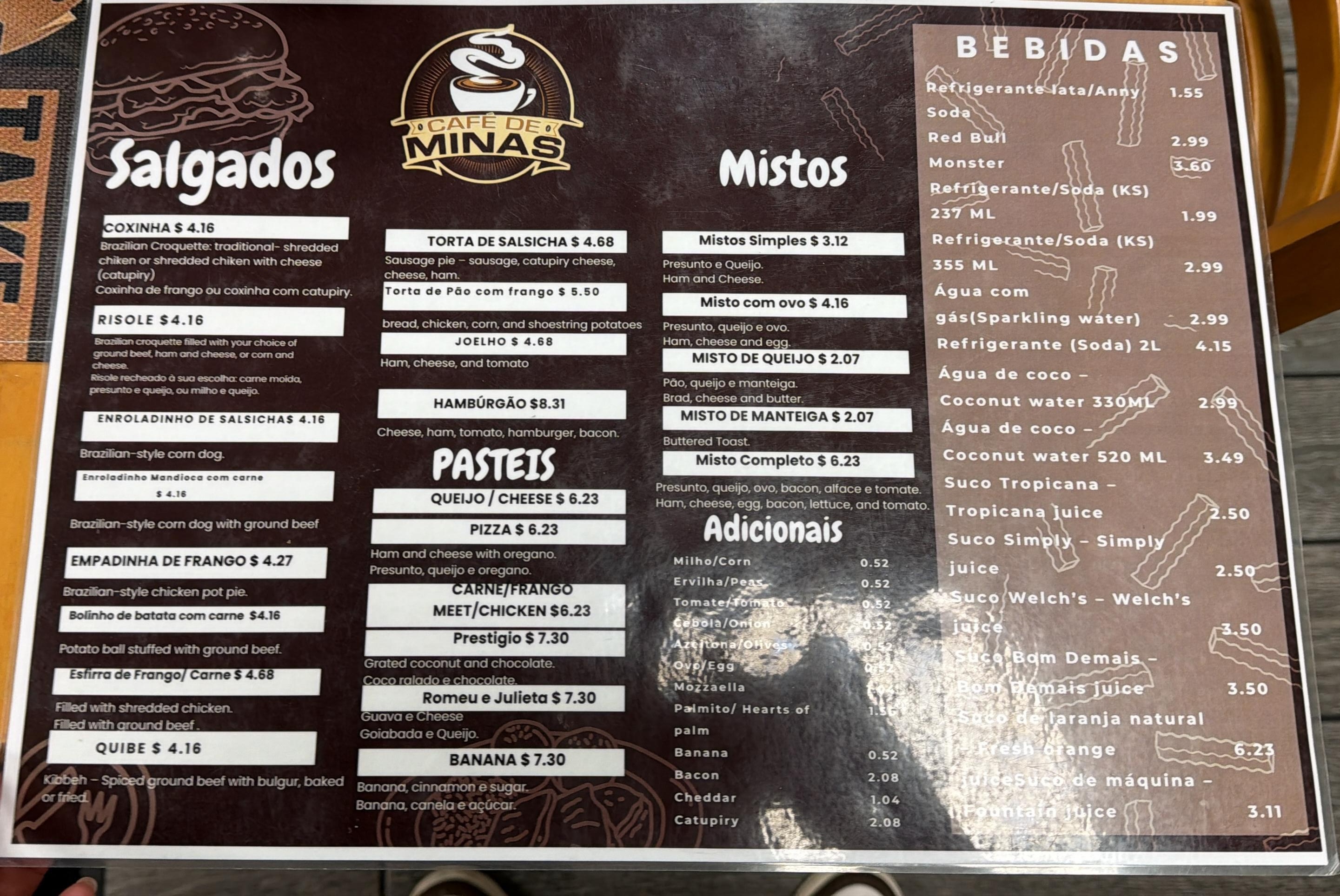 Página do Menu 1